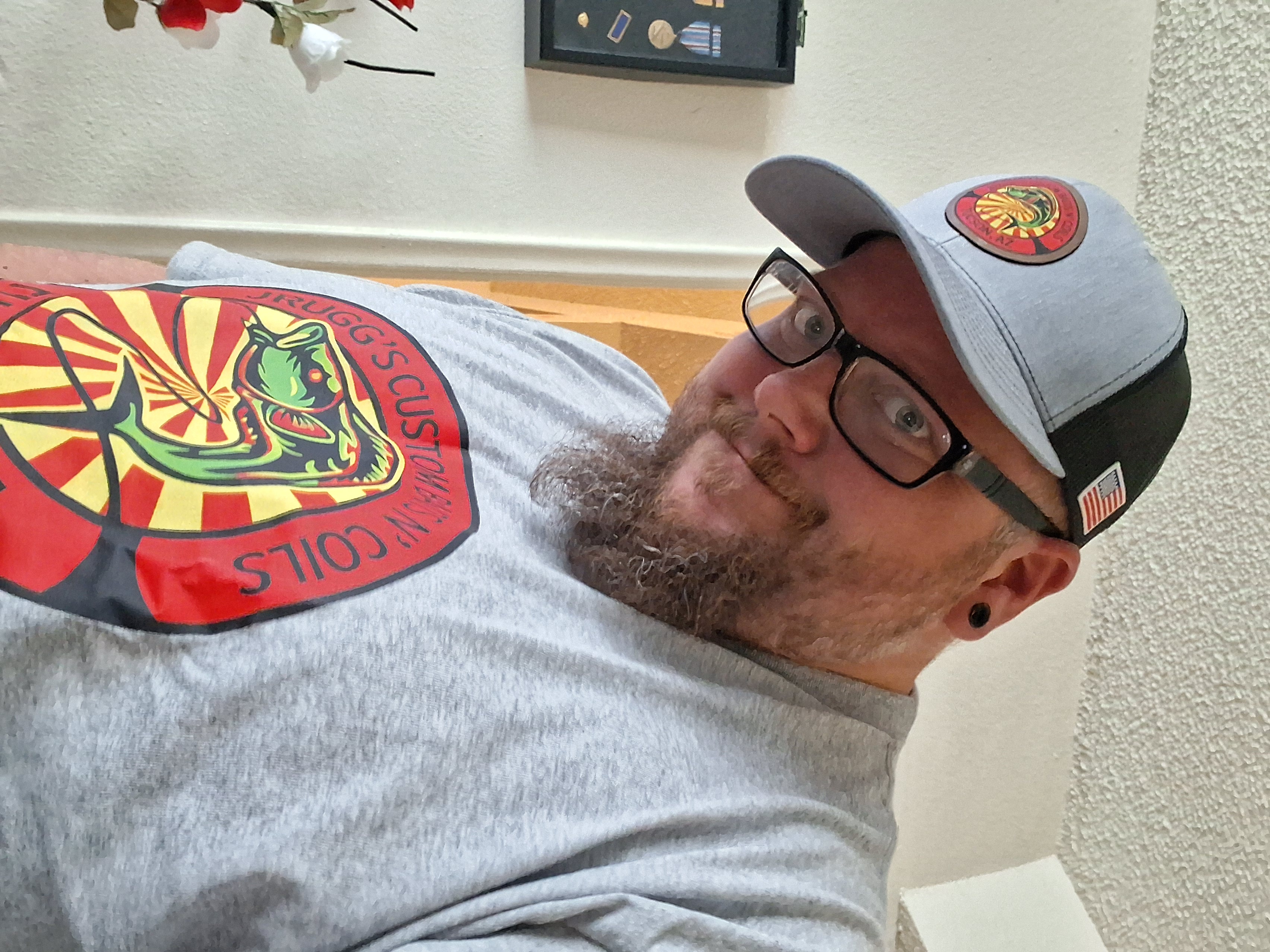 Justin D Rugg, owner of JRUGG'S Custom Baits N' Coils